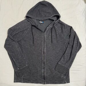 HAWK Hoodie Men's Large (22.5 inch PtP) Full-Zip Long-Sleeve